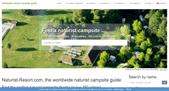 Desktop Screenshot of naturist-resort.com